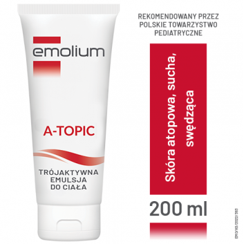 Emolium P Emulsja trójaktywna do ciała - 200 ml - obrazek 1 - Apteka internetowa Melissa