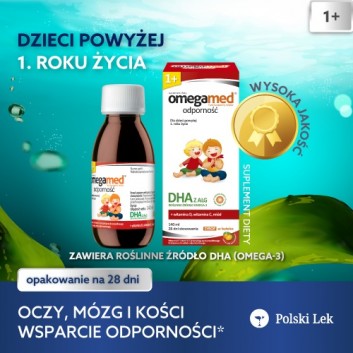 Omegamed Odporność Syrop dla dzieci powyżej 1 roku życia - 140 ml - obrazek 2 - Apteka internetowa Melissa