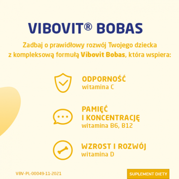 VIBOVIT BOBAS Waniliowy - 30 sasz. - obrazek 2