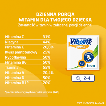 VIBOVIT BOBAS Waniliowy - 30 sasz. - obrazek 4