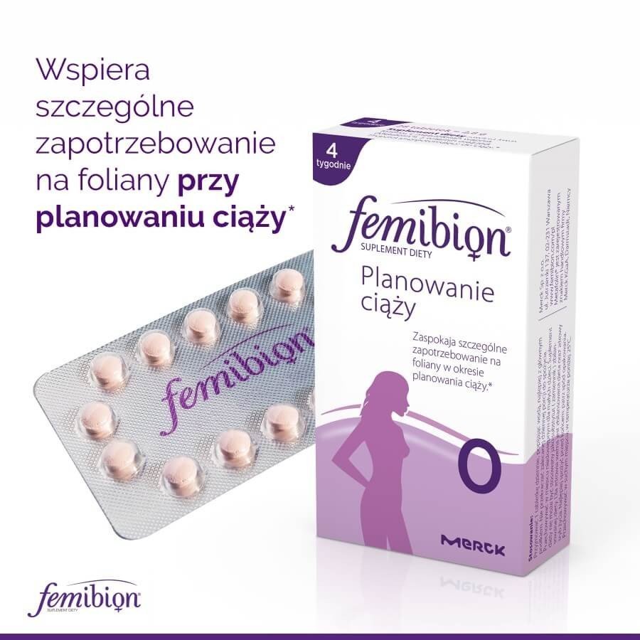 FEMIBION 0 Planowanie ciąży - 2 x 28 tabletek - obrazek 2 - Apteka internetowa Melissa