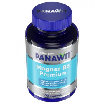 PANAWIT Magnez B6 premium, 60 kapsułek - obrazek 2