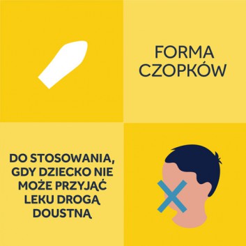 Nurofen dla dzieci ibuprofen 125 mg czopki, 10 sztuk - obrazek 3