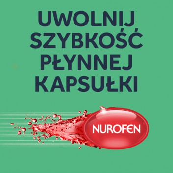 Nurofen Express Forte ibuprofen 400 mg na ból i gorączkę kapsułki, 20 sztuk - obrazek 2 - Apteka internetowa Melissa