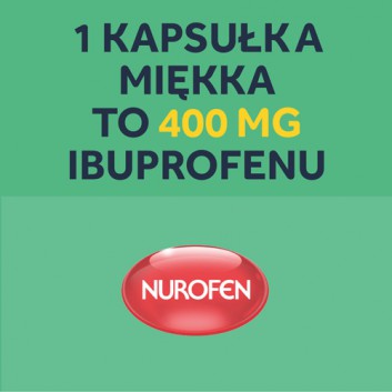 Nurofen Express Forte ibuprofen 400 mg na ból i gorączkę kapsułki, 20 sztuk - obrazek 5 - Apteka internetowa Melissa