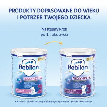 BEBILON 2 HA PROSYNEO Mleko modyfikowane w proszku, 400 g, cena, opinie, wskazania  - obrazek 2 - Apteka internetowa Melissa
