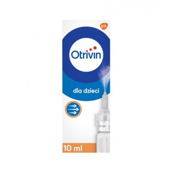 Otrivin 0,05%, (0,5 mg/ml), dla dzieci, aerozol do nosa, 10 ml