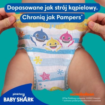 Pampers Splashers 3-4 jednorazowe pieluchomajtki do pływania 6-11 kg - 12 sztuk - obrazek 4