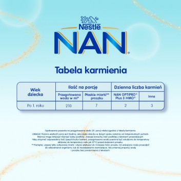 Nestle NAN OPTIPRO® PLUS 3 HMO dla dzieci po 12. miesiącu, 2 x 800 g  - obrazek 5 - Apteka internetowa Melissa