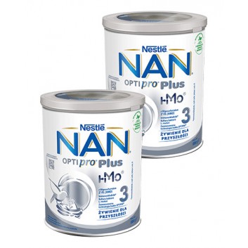Nestle NAN OPTIPRO® PLUS 3 HMO dla dzieci po 12. miesiącu, 2 x 800 g 