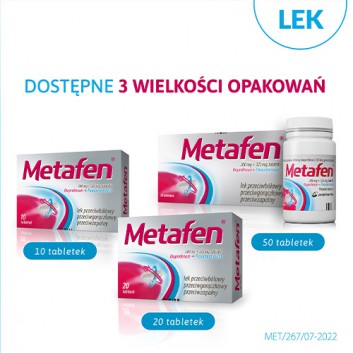 Metafen, tabletki, 20 sztuk - obrazek 6