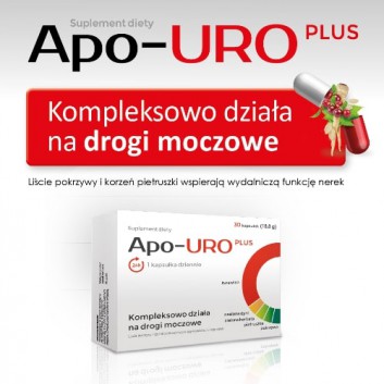 APO-URO PLUS 500 mg, 30 kaps., żurawina, cena, opinie, wskazania - obrazek 2 - Apteka internetowa Melissa