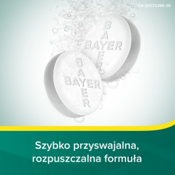 Aspirin C, 400 mg + 240 mg, tabletki musujące, 20 sztuk - obrazek 6
