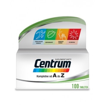 CENTRUM A-Z Multiefekt, 100 tabletek - obrazek 1 - Apteka internetowa Melissa