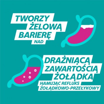 GAVISCON Zawiesina doustna, 150 ml, na zgagę, cena, opinie, właściwości  - obrazek 2