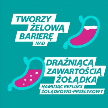 GAVISCON Zawiesina doustna, 150 ml, na zgagę, cena, opinie, właściwości  - obrazek 2 - Apteka internetowa Melissa