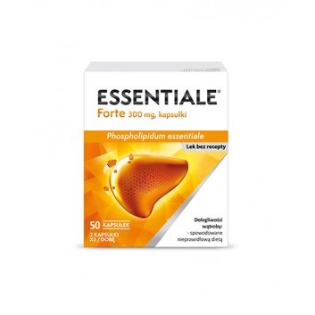 ESSENTIALE FORTE 300 mg, 50 kapsułek, Na wątrobę. - obrazek 1 - Apteka internetowa Melissa