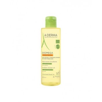 A-Derma Exomega Control Olejek emolient pod prysznic, 500 ml - obrazek 1 - Apteka internetowa Melissa