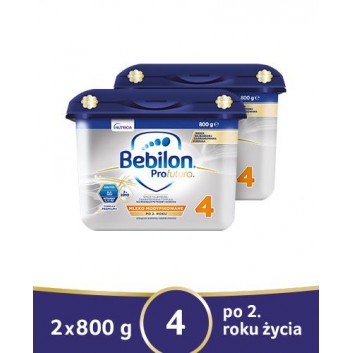 BEBILON 4 PROFUTURA Mleko modyfikowane w proszku - 2 x 800 g - cena, opinie, właściwości  - obrazek 1 - Apteka internetowa Melissa