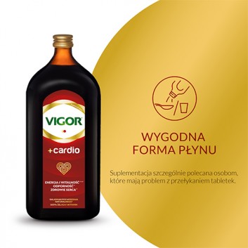 VIGOR+ CARDIO Tonik, 1000 ml. Dla mocnego serca, cena, opinie, właściwości - obrazek 2