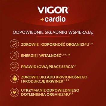 VIGOR+ CARDIO Tonik, 1000 ml. Dla mocnego serca + VIGOR+ cardio torebka prezentowa - obrazek 4 - Apteka internetowa Melissa