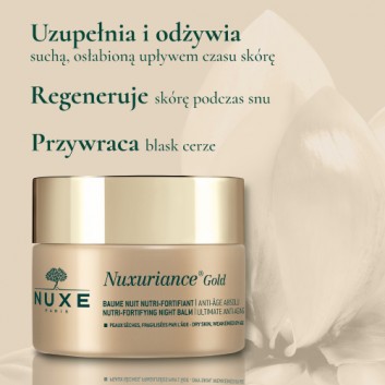 Nuxe Nuxuriance® Gold Odżywczy balsam na noc, 50 ml, cena, opinie, właściwości - obrazek 4 - Apteka internetowa Melissa