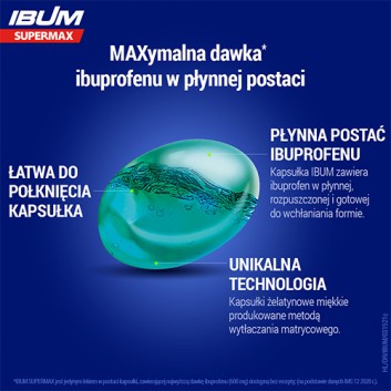 IBUM SUPERMAX 600 mg, 10 kapsułek - obrazek 3 - Apteka internetowa Melissa