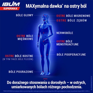 IBUM SUPERMAX 600 mg, 10 kapsułek - obrazek 4 - Apteka internetowa Melissa