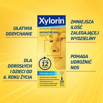 Xylorin, 0,55 mg/ml, aerozol do nosa, 18 ml - obrazek 6
