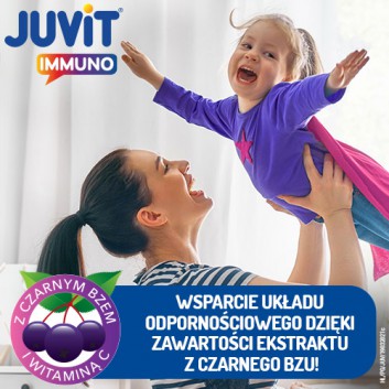 JUVIT IMMUNO - 120 ml. Wsparcie odporności u dzieci od 3. roku życia. - obrazek 1 - Apteka internetowa Melissa