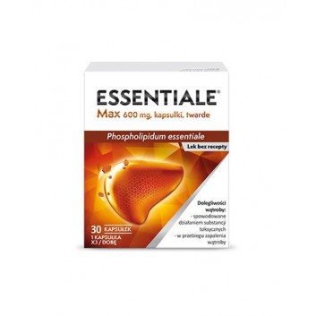Essentiale Max 600 mg, kapsułki, 30 sztuk