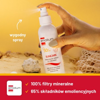EMOLIUM SUNCARE Mineralny spray ochronny SPF50+, 100 ml - obrazek 4