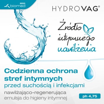 HYDROVAG Emulsja do higieny intymnej - 300 ml - cena, opinie stosowanie - obrazek 3