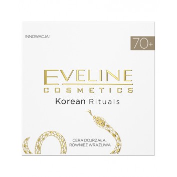 Eveline Cosmetics Korean Exclusive Snake Luksusowy krem-koncentrat silnie odbudowujący, na dzień i na noc, 70+, 50 ml - obrazek 1 - Apteka internetowa Melissa