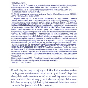 AVIOMARIN, 5 tabletek - obrazek 8