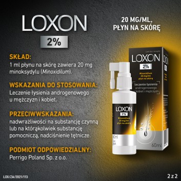 LOXON 2% - 60 ml - obrazek 5 - Apteka internetowa Melissa