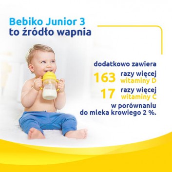 BEBIKO 3 JUNIOR Mleko modyfikowane następne dla niemowląt, 350 g - obrazek 4 - Apteka internetowa Melissa
