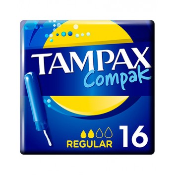 TAMPAX COMPAK Tampony z aplikatorem Regular - 16 szt. - obrazek 1 - Apteka internetowa Melissa