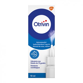 Otrivin 0,1%, 1 mg/ml, aerozol do nosa, 10 ml - obrazek 2