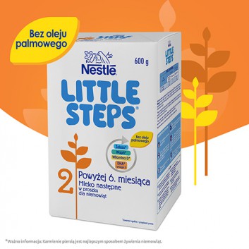 Nestle LITTLE STEPS 2 Mleko następne dla niemowląt powyżej 6 miesiąca - 600g - cena, dawkowanie, opinie - obrazek 2 - Apteka internetowa Melissa