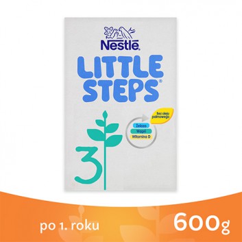 Nestle LITTLE STEPS 3 Mleko modyfikowane dla dzieci po 1 roku - 600 g - uzupełnienie diety - cena, dawkowanie, opinie - obrazek 1 - Apteka internetowa Melissa
