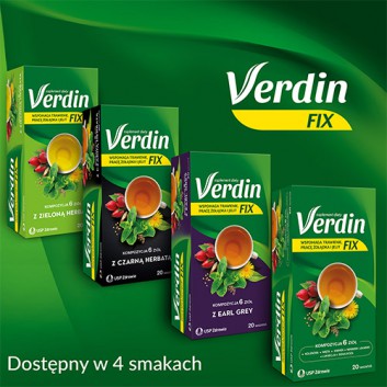 VERDIN FIX Z EARL GREY - 20 saszetek - obrazek 6 - Apteka internetowa Melissa