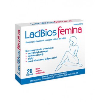 Lacibios Femina, kapsułki, 20 sztuk