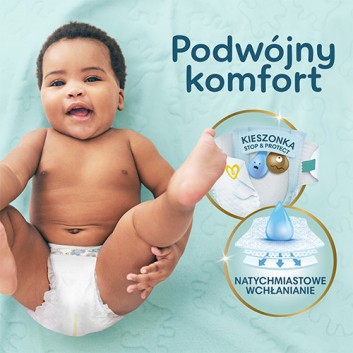 PAMPERS PREMIUM CARE 2 MINI, pieluchy 4-8 kg, 68 sztuk - obrazek 2