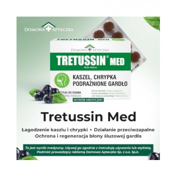 DOMOWA APTECZKA Tretussin Med, 24 pastylki do ssania - obrazek 4