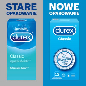 Durex Classic, prezerwatywy klasyczne gładkie, 12 sztuk - obrazek 4 - Apteka internetowa Melissa