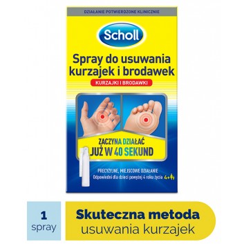 SCHOLL Spray do usuwania kurzajek i brodawek - 1 szt.