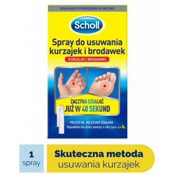 SCHOLL Spray do usuwania kurzajek i brodawek - 1 szt. - obrazek 1 - Apteka internetowa Melissa