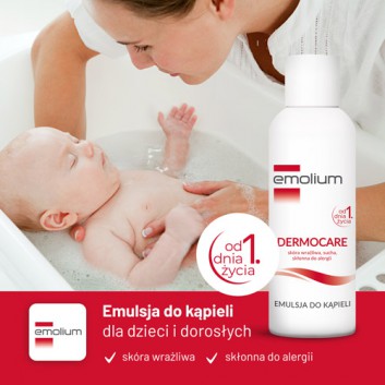 Emolium Dermocare, emulsja do kąpieli, 400 ml - obrazek 3