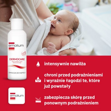 Emolium Dermocare, emulsja do kąpieli, 400 ml - obrazek 4